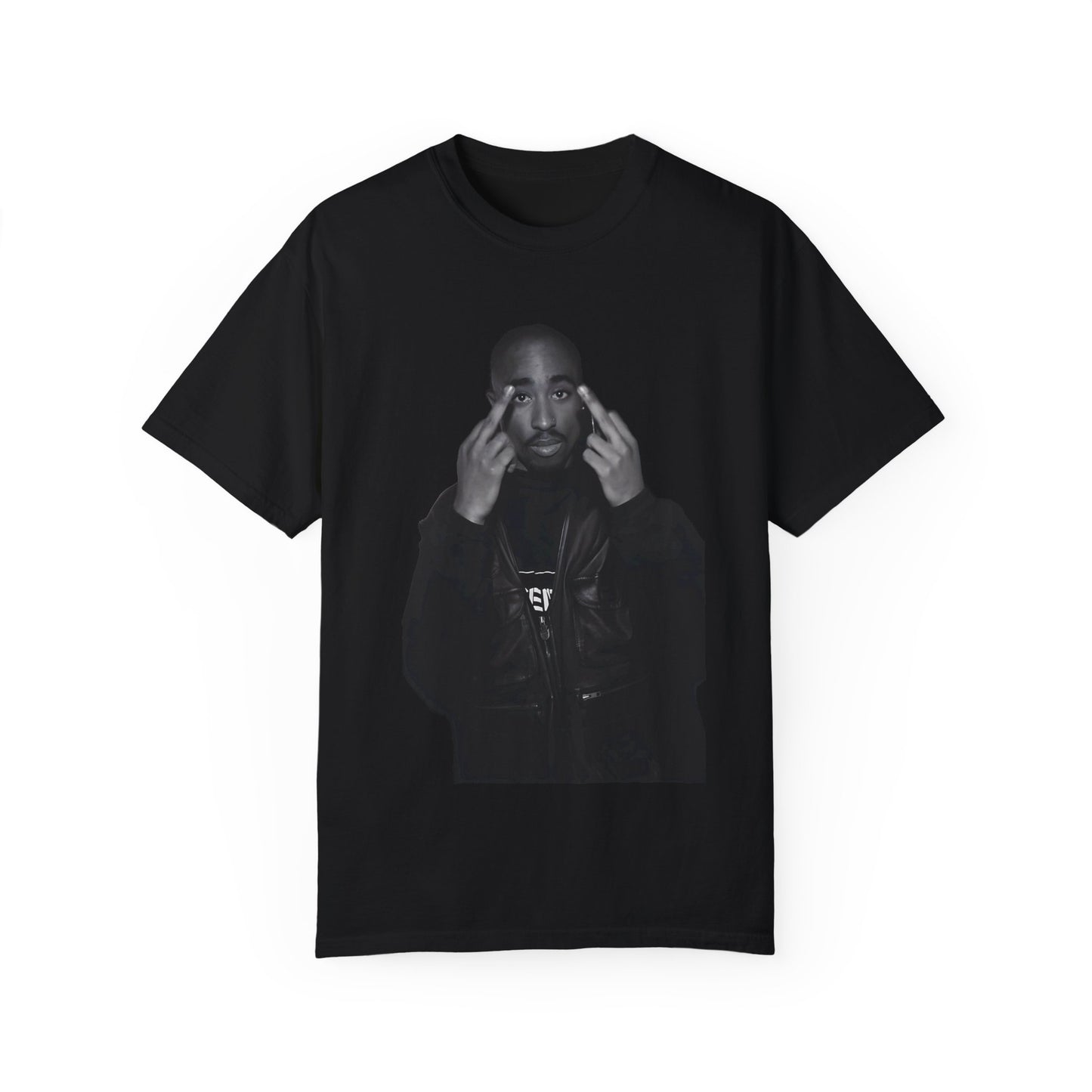 Tupac PAC- Unisex Garment-Dyed Heavyweight T-shirt - Kings Origin Apparel