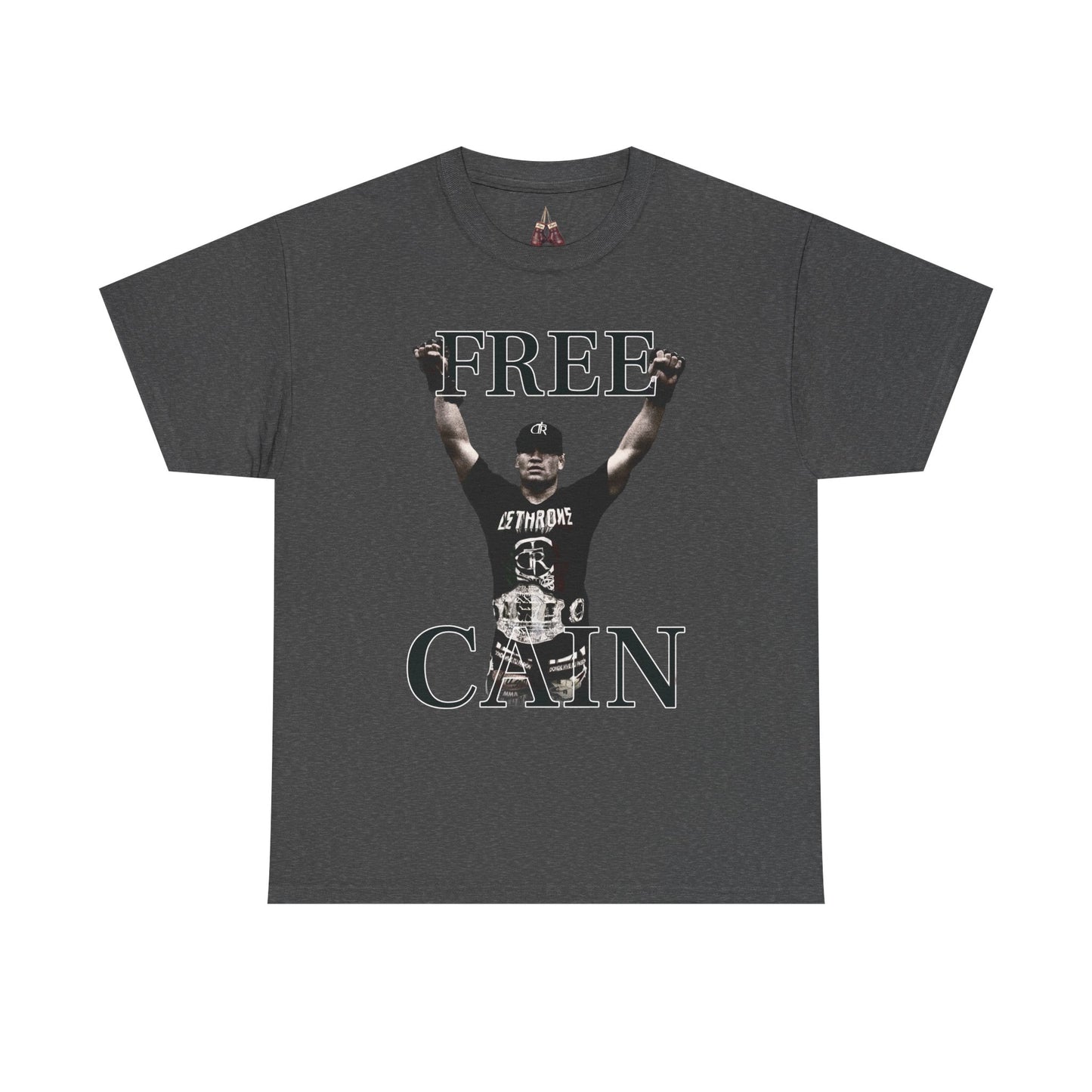 Free Cain V Graphic Tee - Unisex Heavy Cotton Shirt, Casual Wear, Streetwear, Gift for Activists, Statement Tee, Trendy Apparel - Kings Origin Apparel