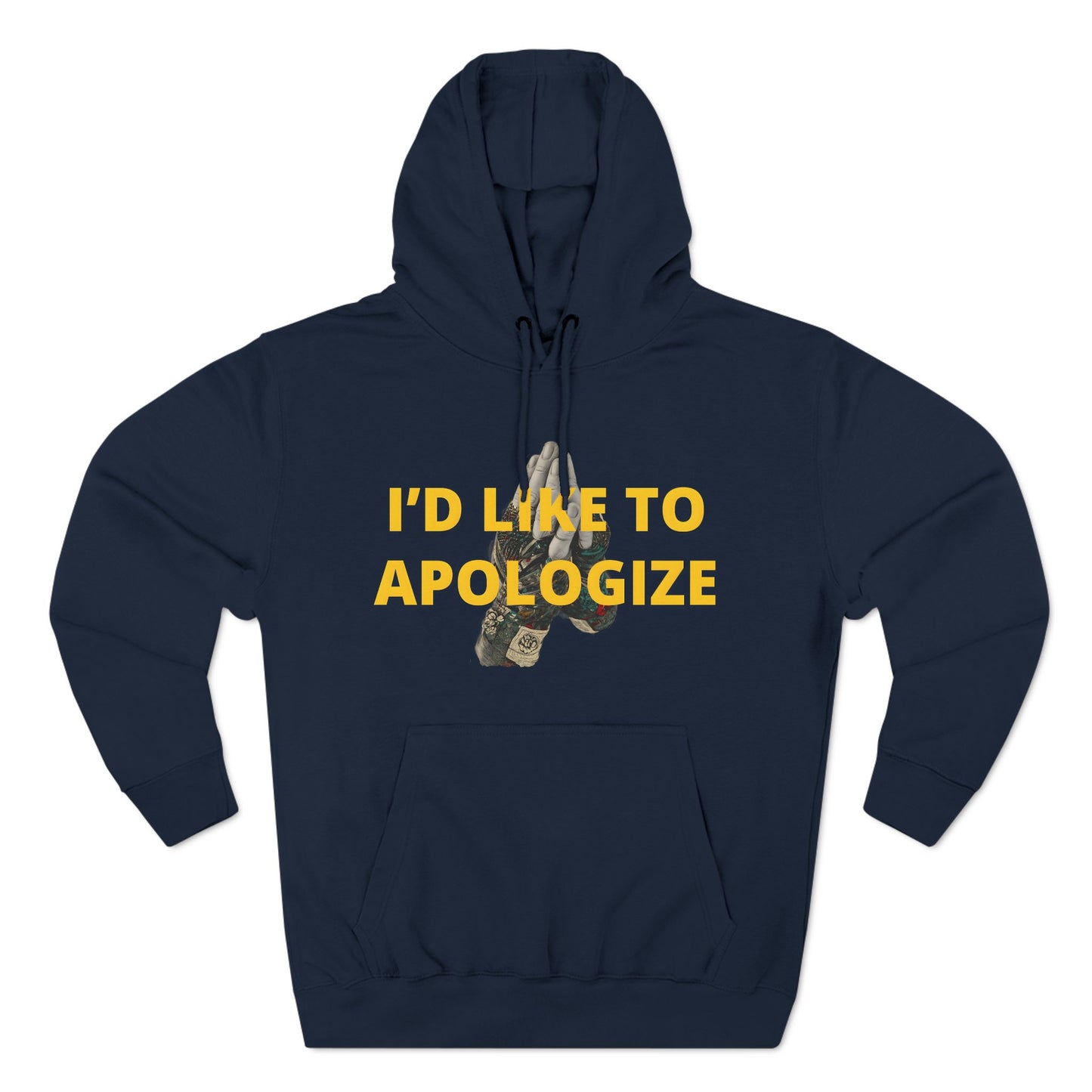 Conor McGregor Apologize- Three-Panel Fleece Hoodie - Kings Origin Apparel