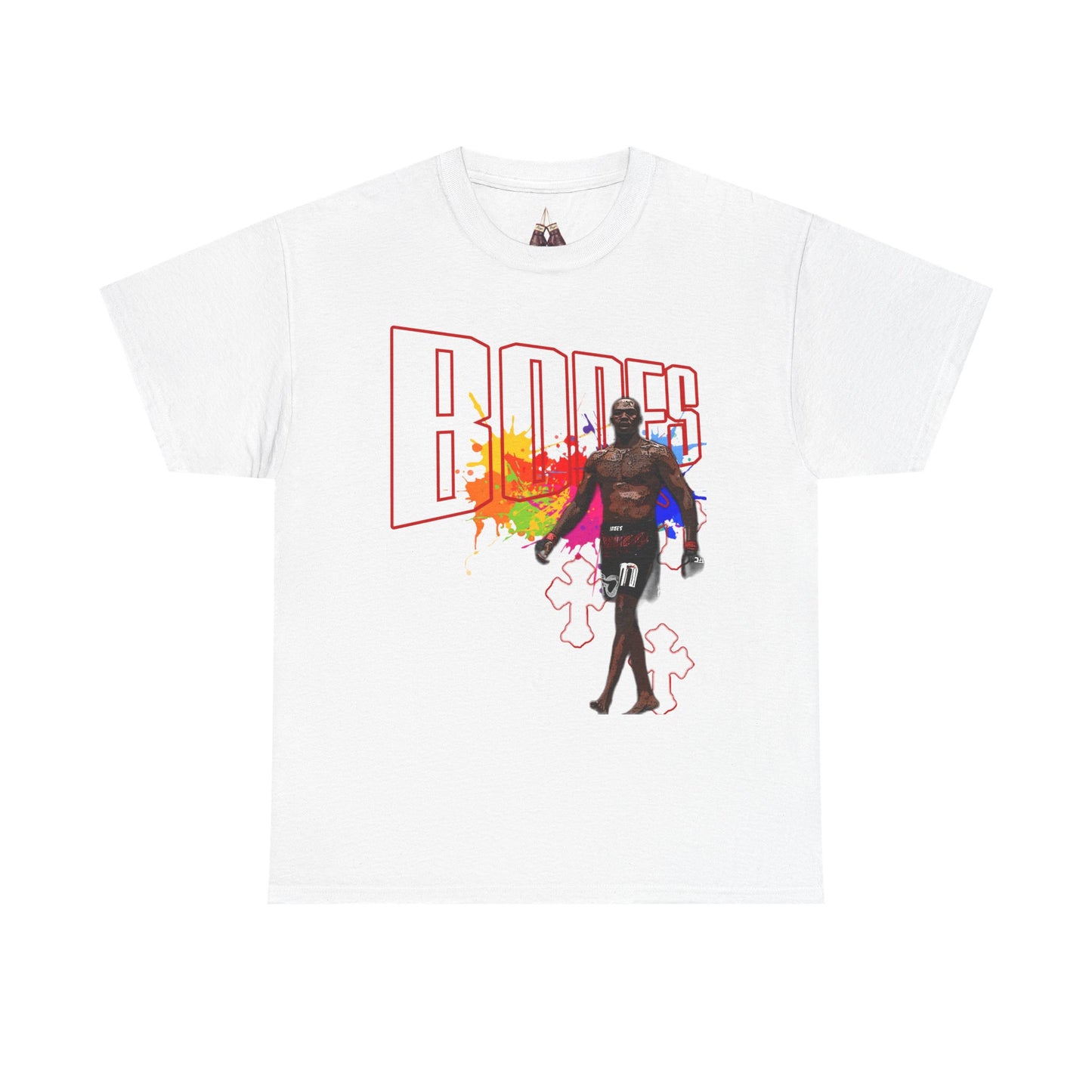 Jon Bones Jones Unisex Heavyweight Cotton Tee - Artist Graphic Tee - Kings Origin Apparel