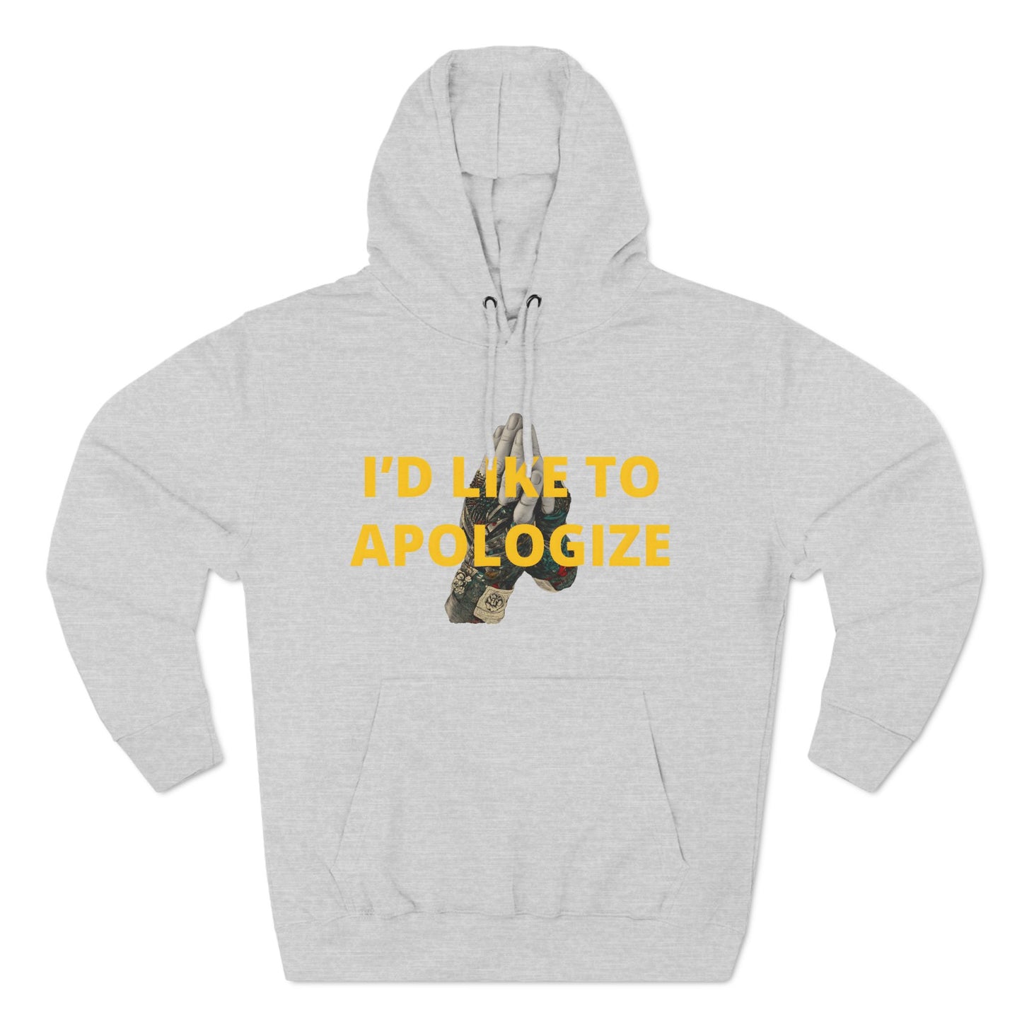 Conor McGregor Apologize- Three-Panel Fleece Hoodie - Kings Origin Apparel