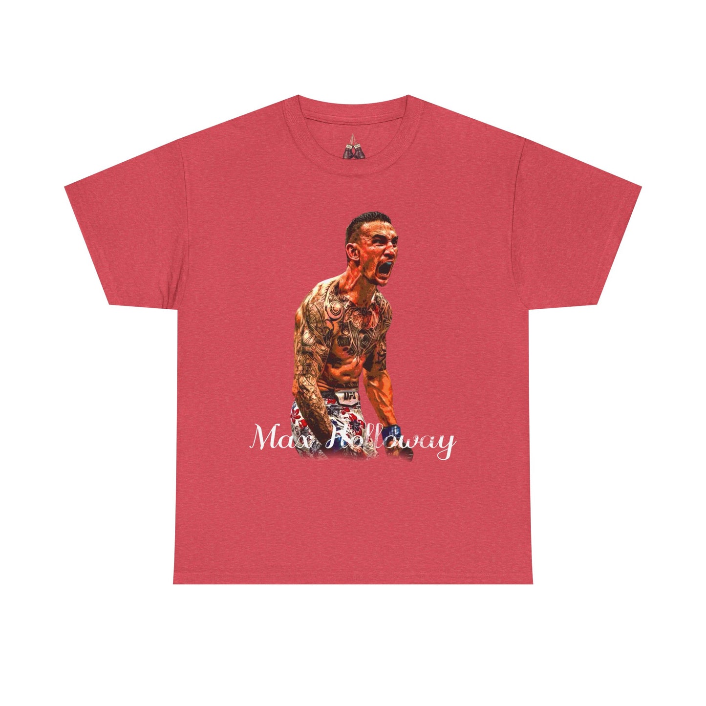 Max Holloway Graphic Tee for UFC Fans, Unisex Heavy Cotton Tee, Workout Shirt, Gym Apparel, Sports Gift, Performance Wear - Kings Origin Apparel