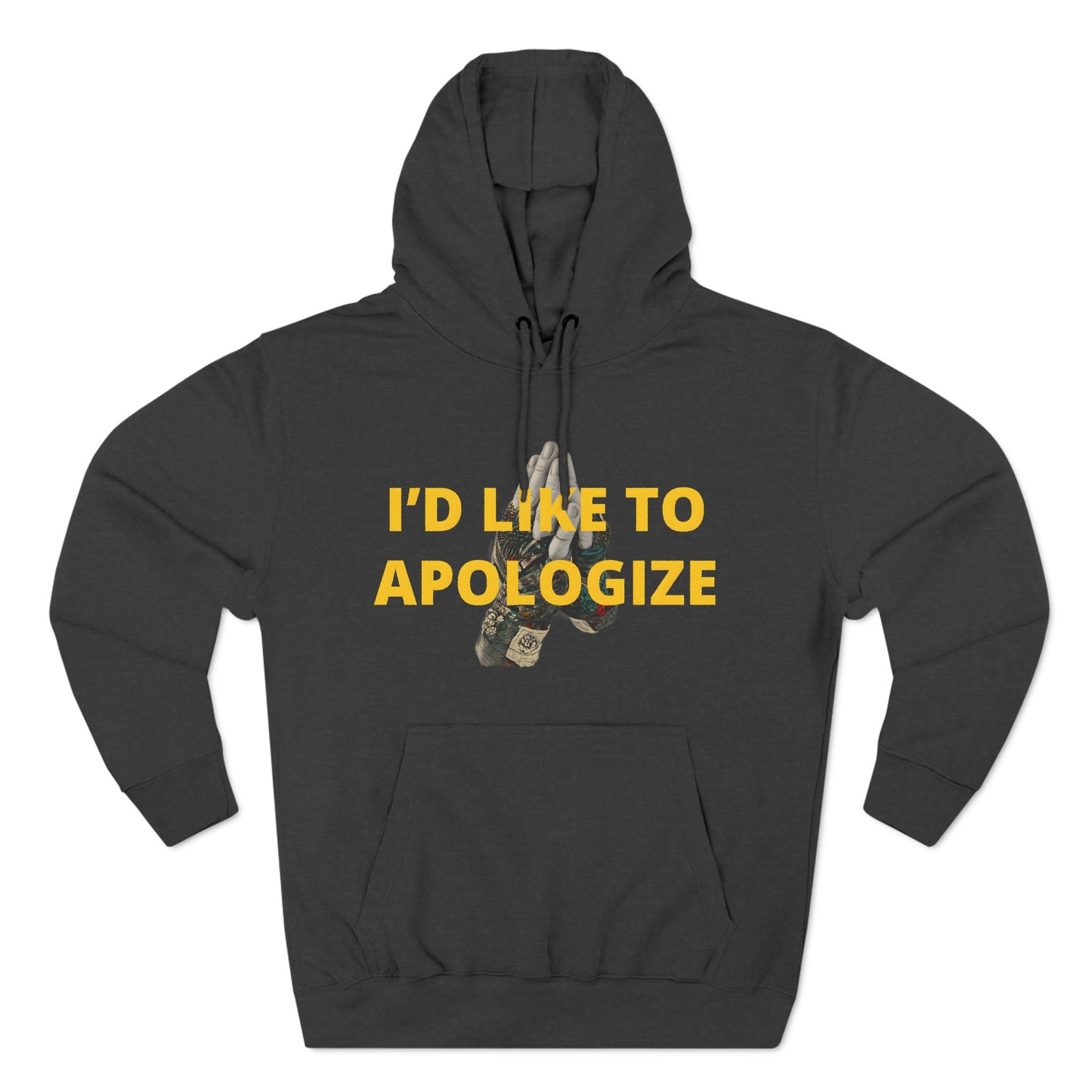 Conor McGregor Apologize- Three-Panel Fleece Hoodie - Kings Origin Apparel