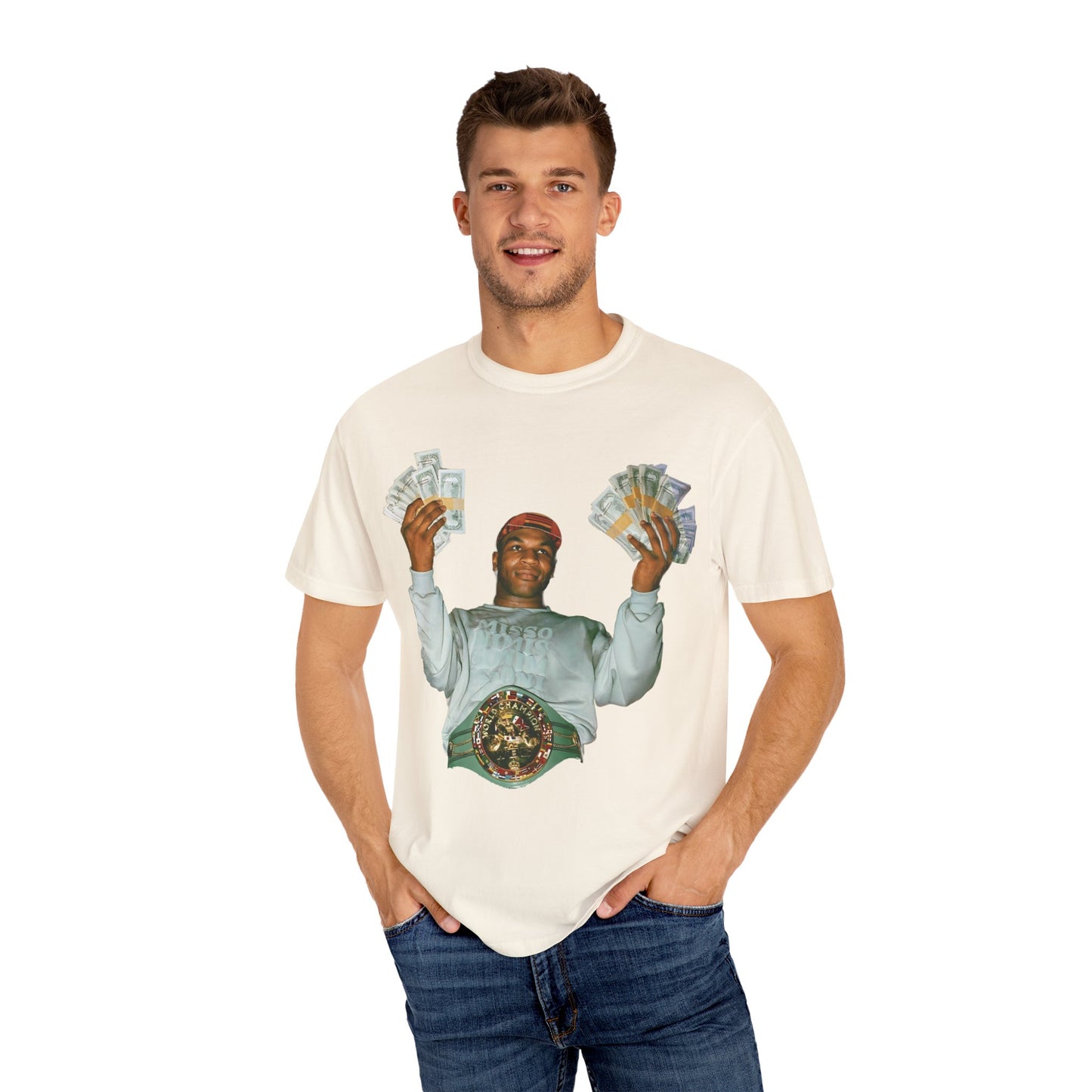 Mike Tyson Money- Unisex Heavyweight Cotton T-shirt - Kings Origin Apparel