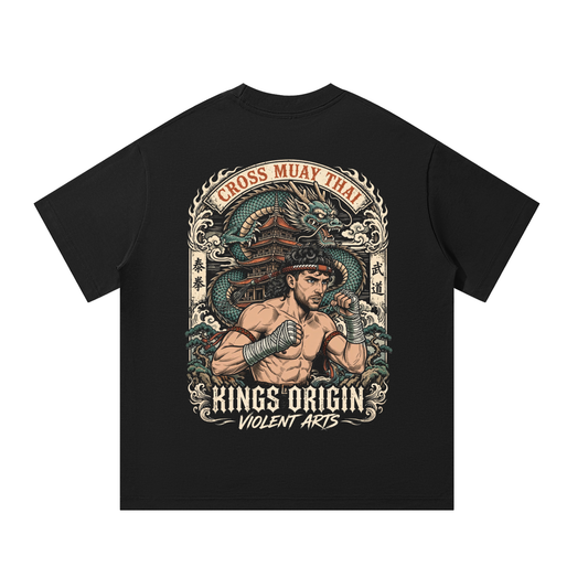 Kenny Cross Muay Thai Unisex Oversized T-Shirt - Kings Origin Apparel