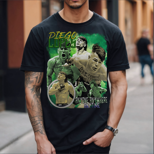 Diego Lopes Bootleg MMA Tee - Kings Origin Apparel