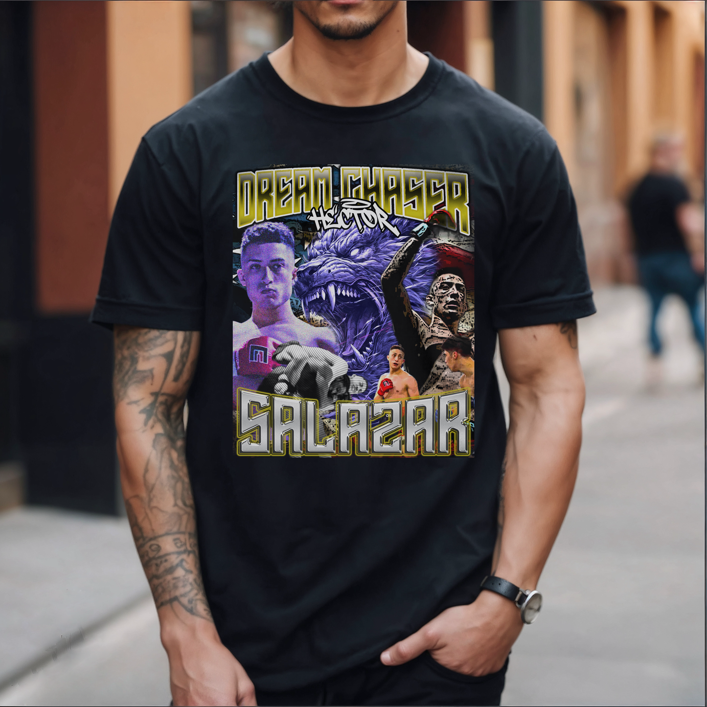 Hector "Dream Chaser" Salazar Bootleg Unisex Heavy Cotton Tee