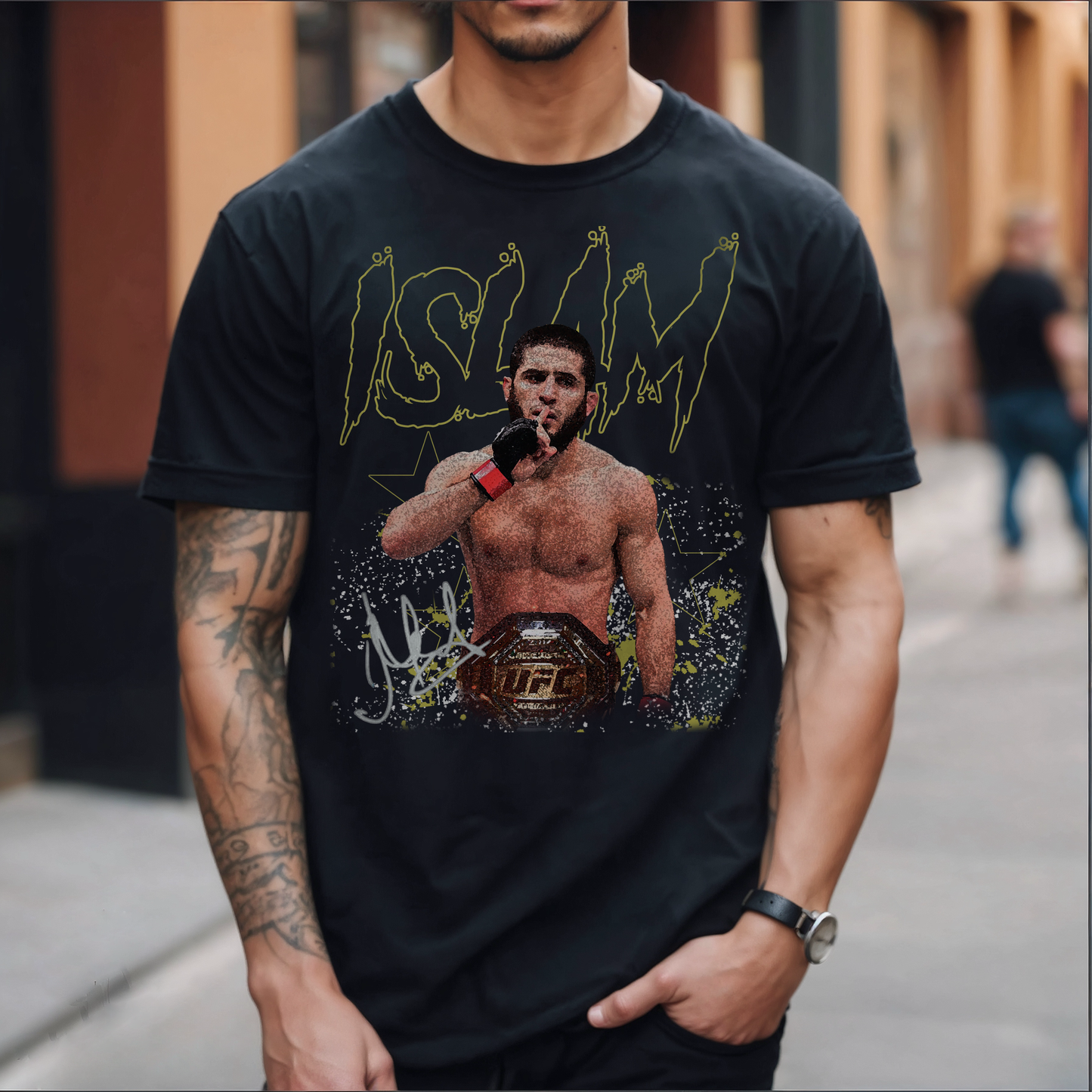 Islam Makhachev UFC Unisex Heavy Cotton Tee - Kings Origin Apparel