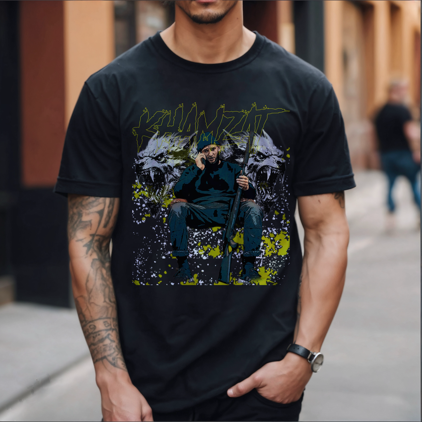 Khamzat Chimaev UFC Unisex Heavyweight Cotton Tee - Kings Origin Apparel