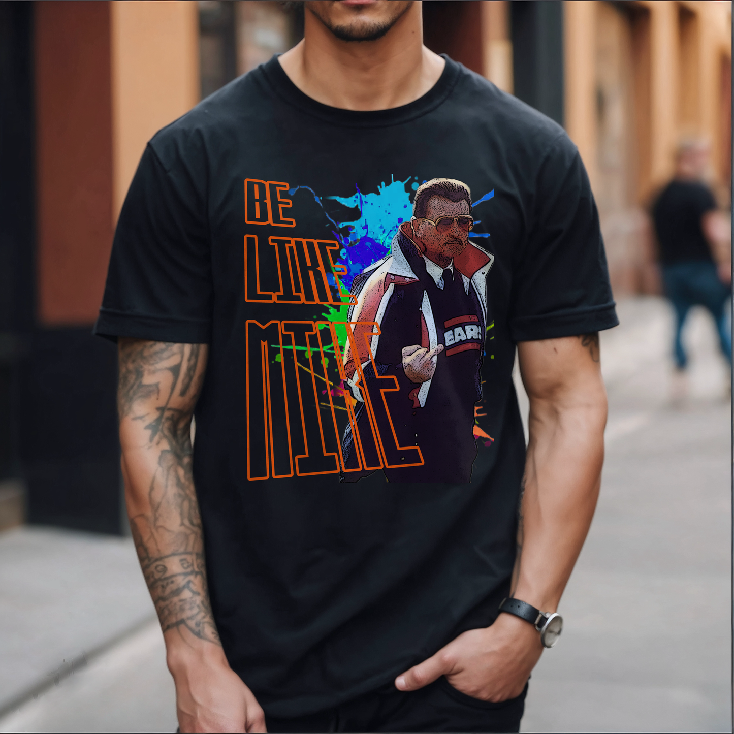 Mike Ditka- Be Like Mike Unisex Heavyweight Cotton Tee - Kings Origin Apparel
