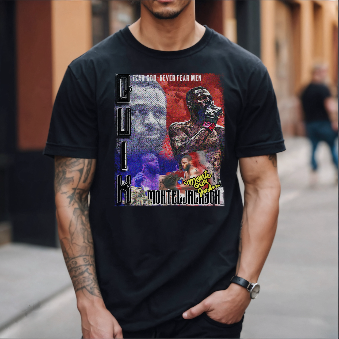Montel Quik Jackson MMA UFC T-shirt