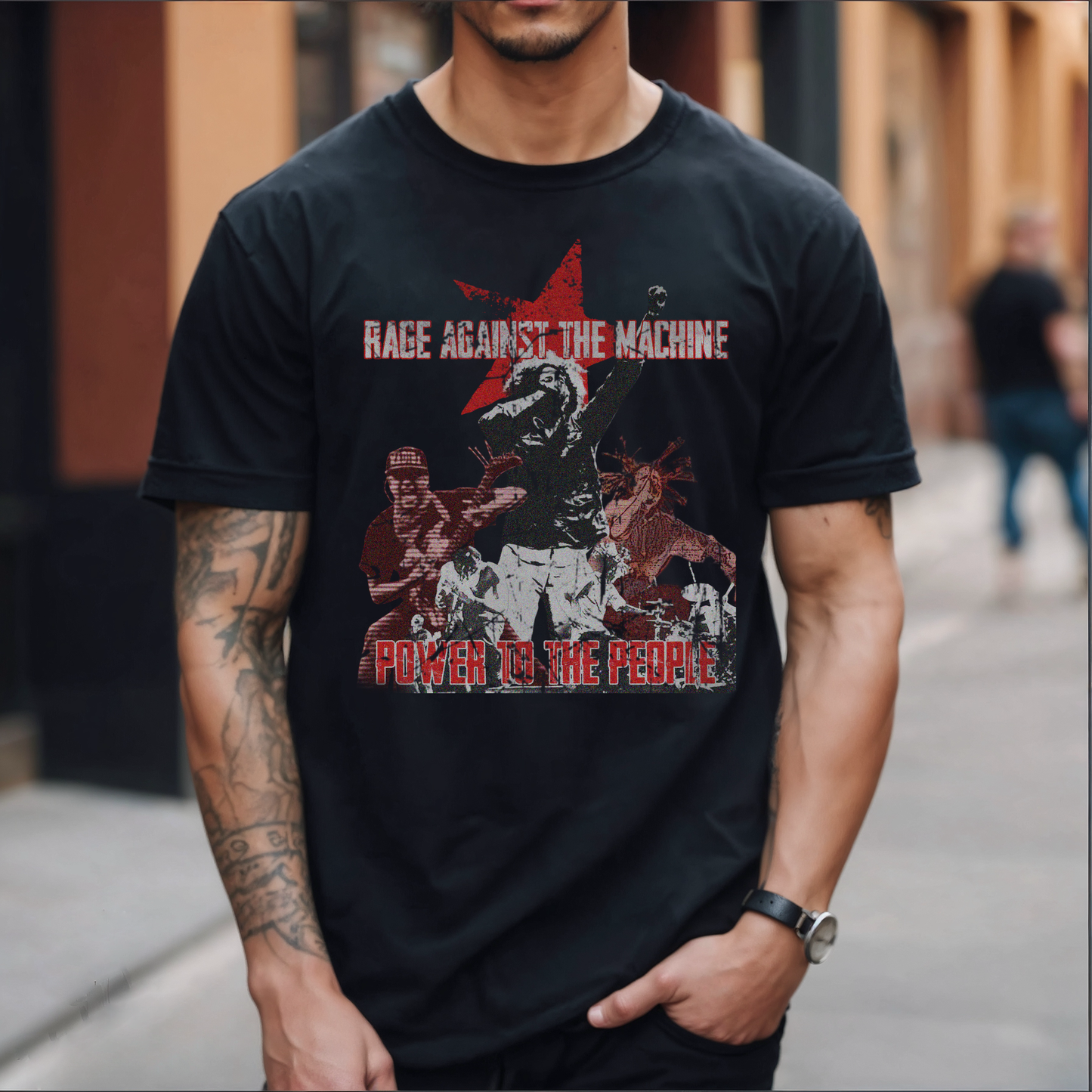 Rage Against The Machine Tee - Unisex Heavy Cotton Shirt