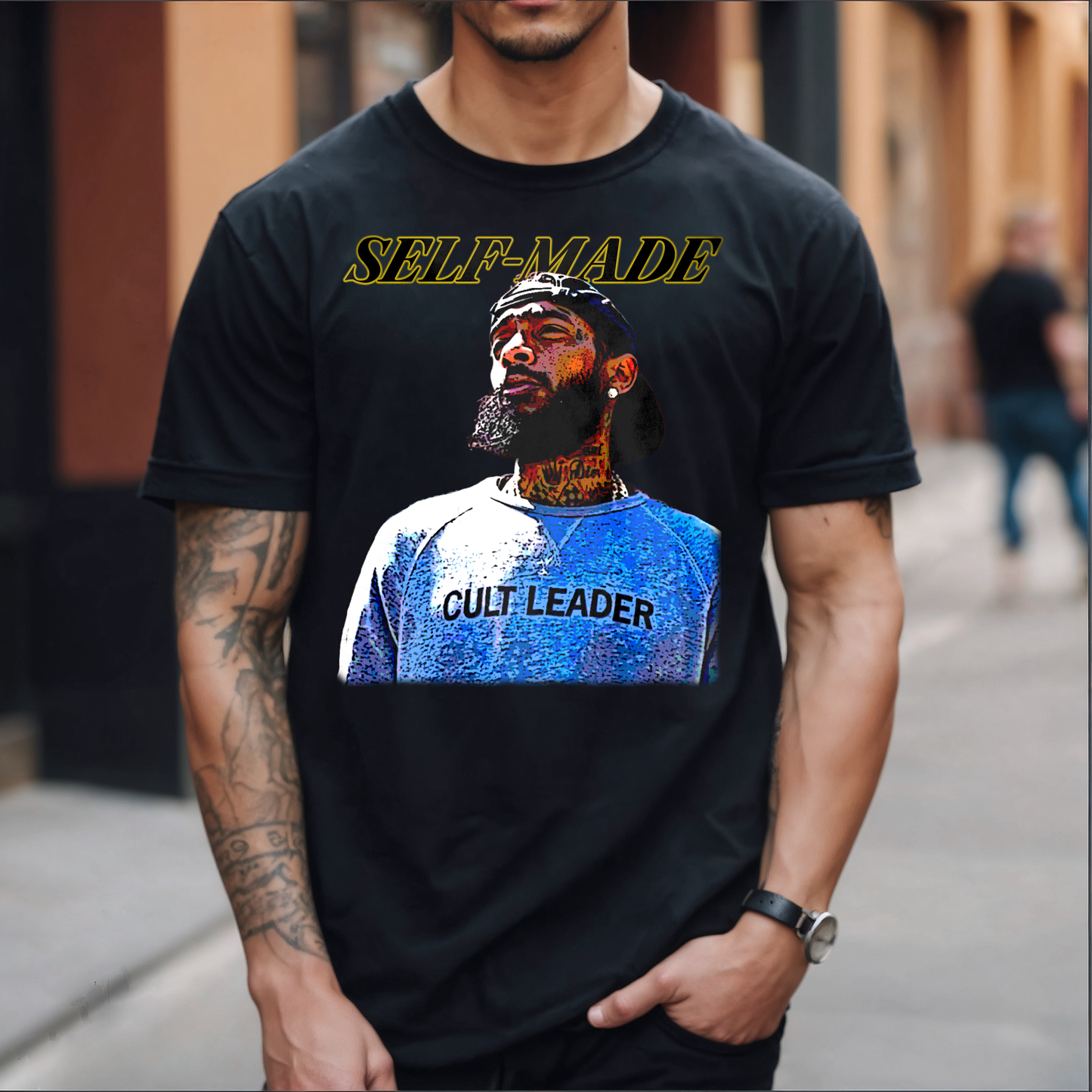 Nipsey Hussle "Self Made" Heavyweight Cotton t-shirt - Kings Origin Apparel