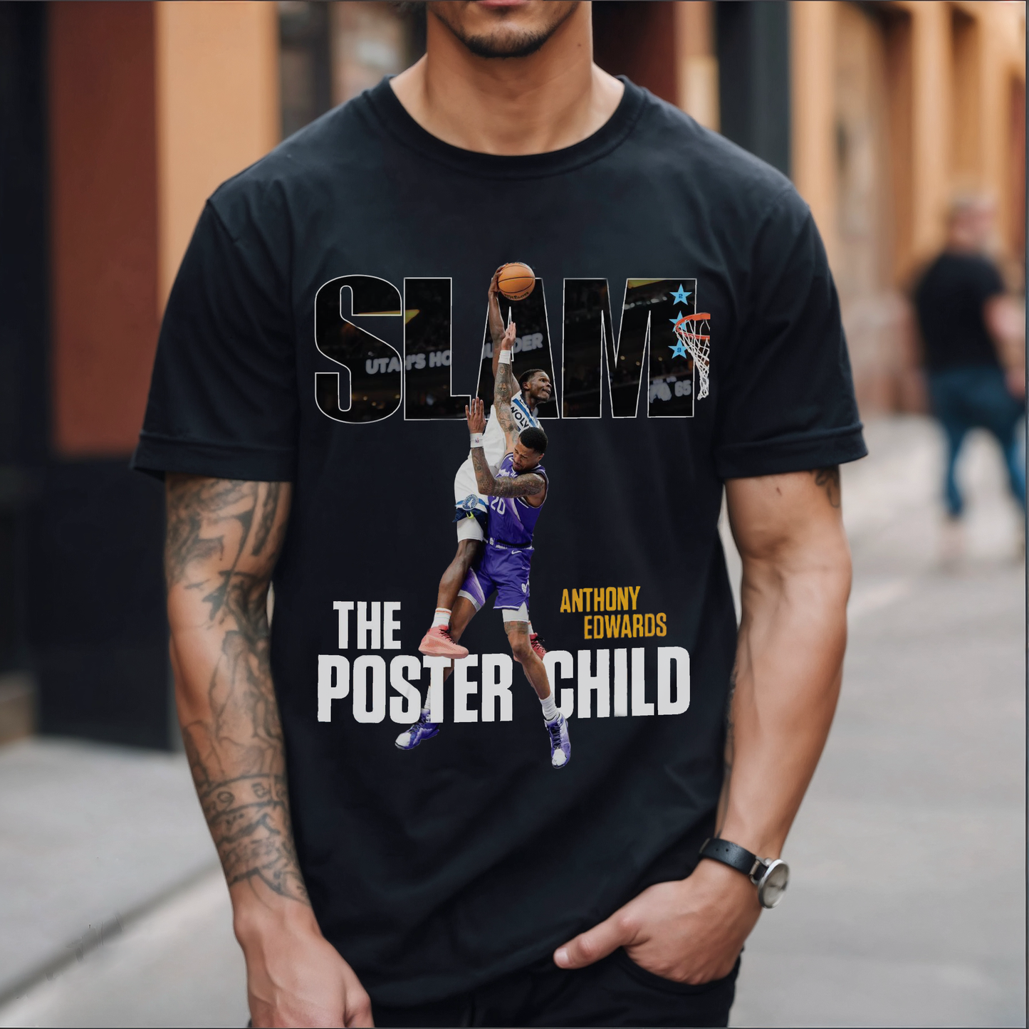 Anthony Ant Man Edwards "Slam" Heavyweight Unisex Cotton Tee - Kings Origin Apparel