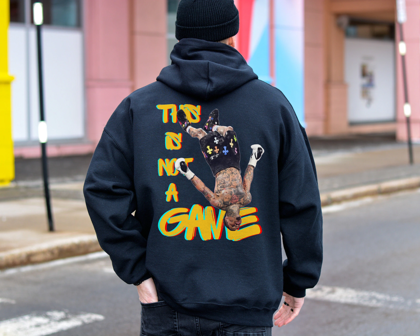 Gervonta Tank Davis- Not a Game Three-Panel Fleece Hoodie - Kings Origin Apparel