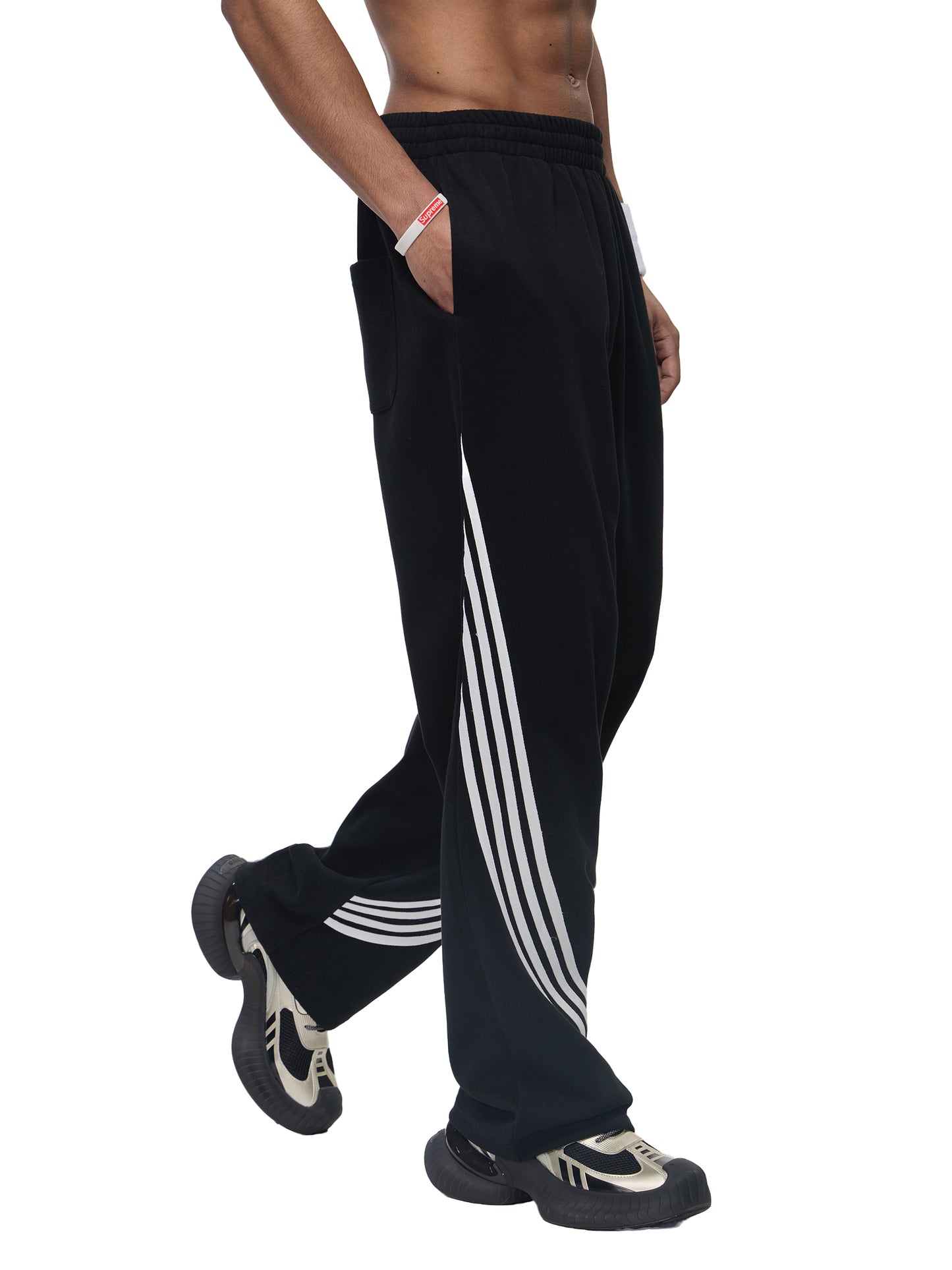 Archangelo Family Stripe Straight Sweatpants - Kings Origin Apparel