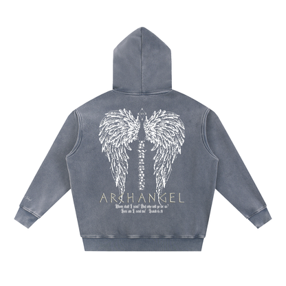 Chase Archangel Archangelo Snow Wash Fleece Oversize Hoodie