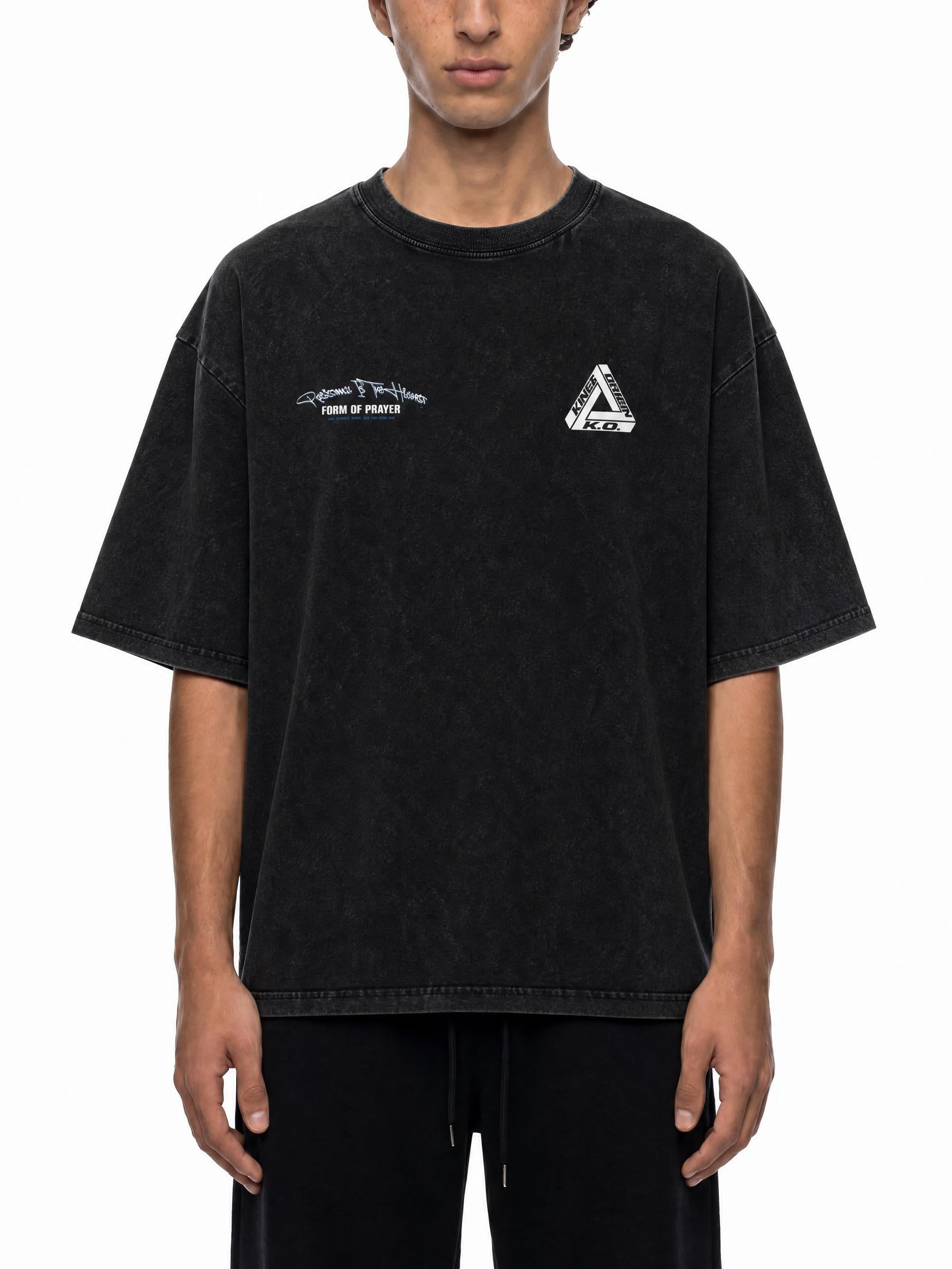 Snow Washed Oversized Cotton T-Shirt - Kings Origin Apparel
