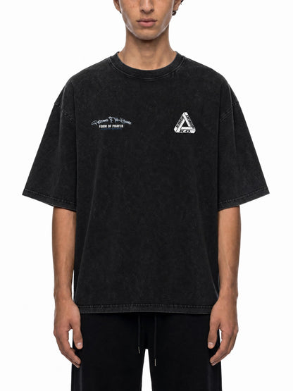 Snow Washed Oversized Cotton T-Shirt - Kings Origin Apparel