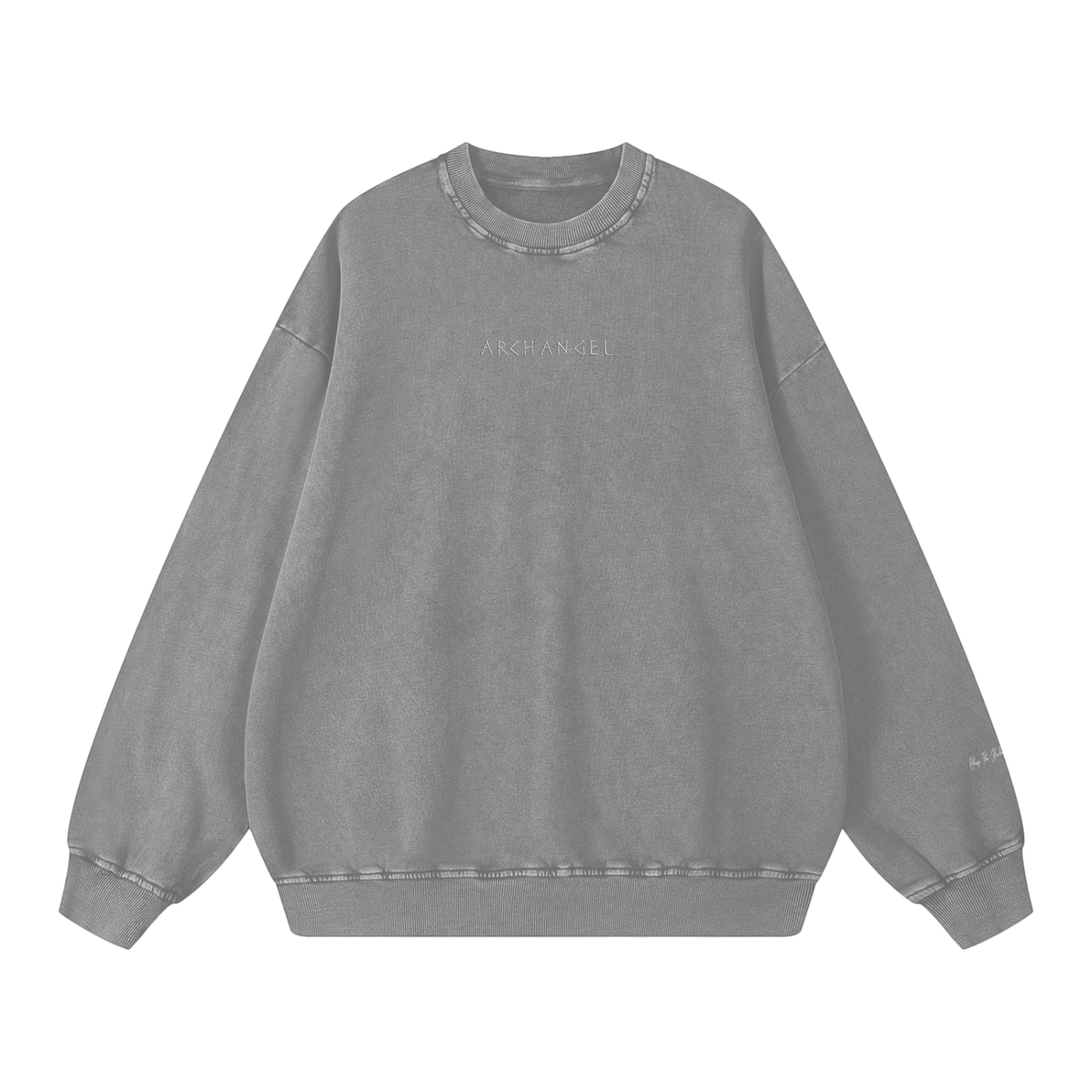 Chase Archangel Archangelo Snow Washed Oversized Sweatshirt