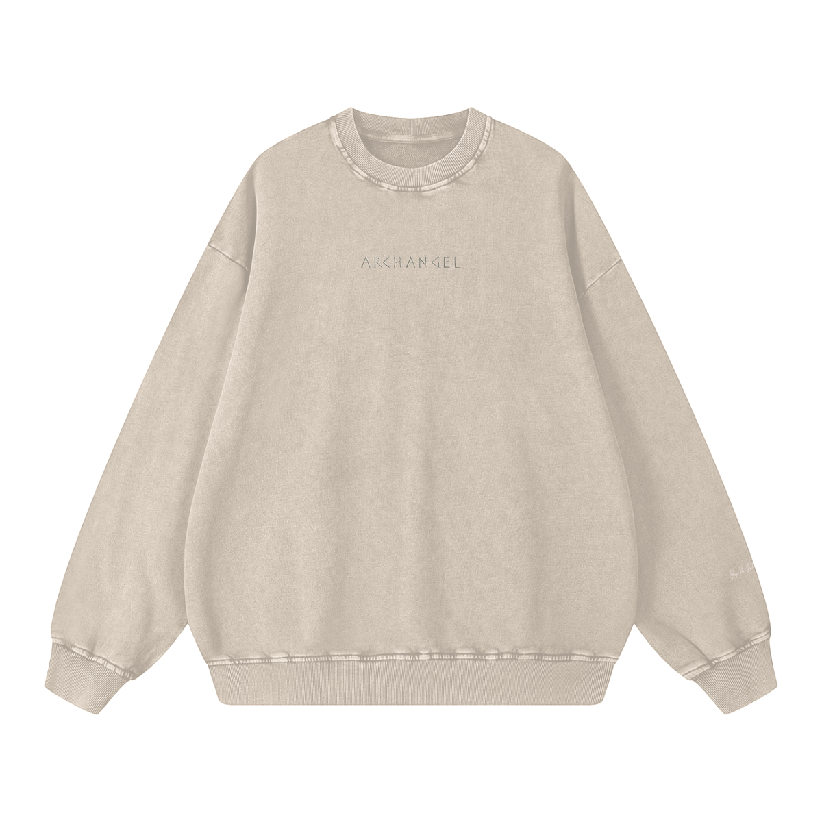 Chase Archangel Archangelo Snow Washed Oversized Sweatshirt