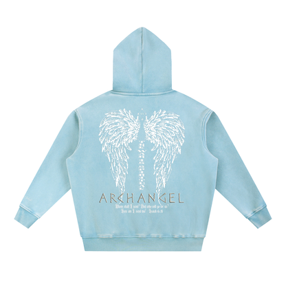Chase Archangel Archangelo Snow Wash Fleece Oversize Hoodie