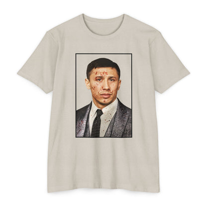 Gennady Golovkin GGG Blood Splatter Boxing Unisex CVC Cotton Blend Jersey T-shirt