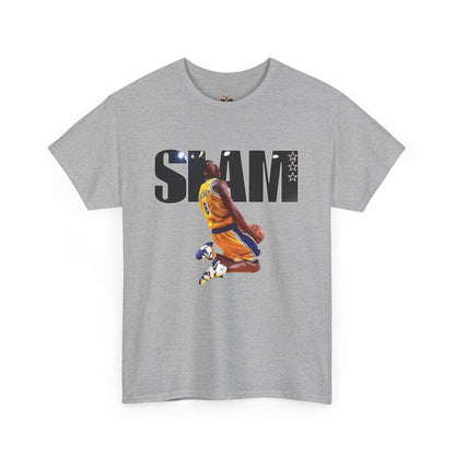 Kobe Unisex Heavyweight Cotton Tee - Basketball Slam Graphic