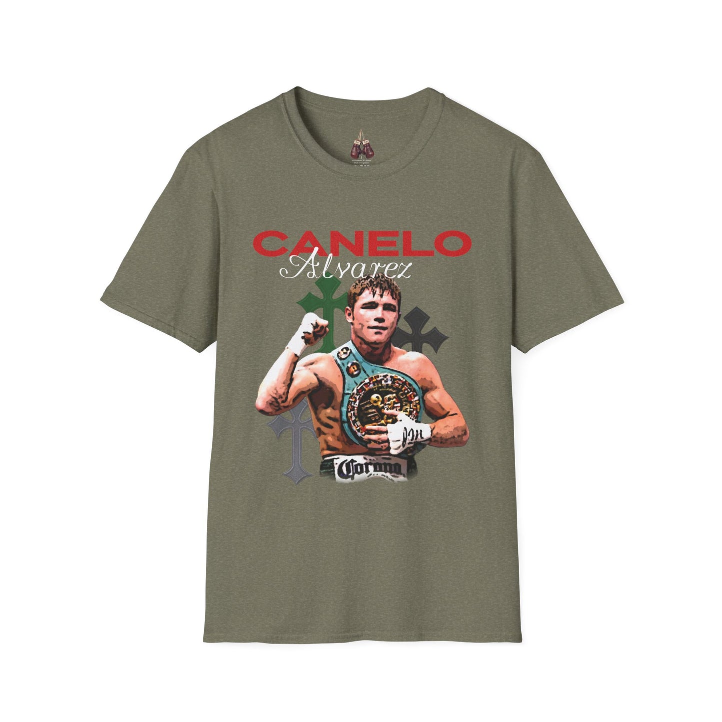 Canelo Alvarez Unisex Softstyle T-Shirt, Sports Fan Apparel, Boxing Gift, Casual Wear, Birthday Present, Concert Outfit