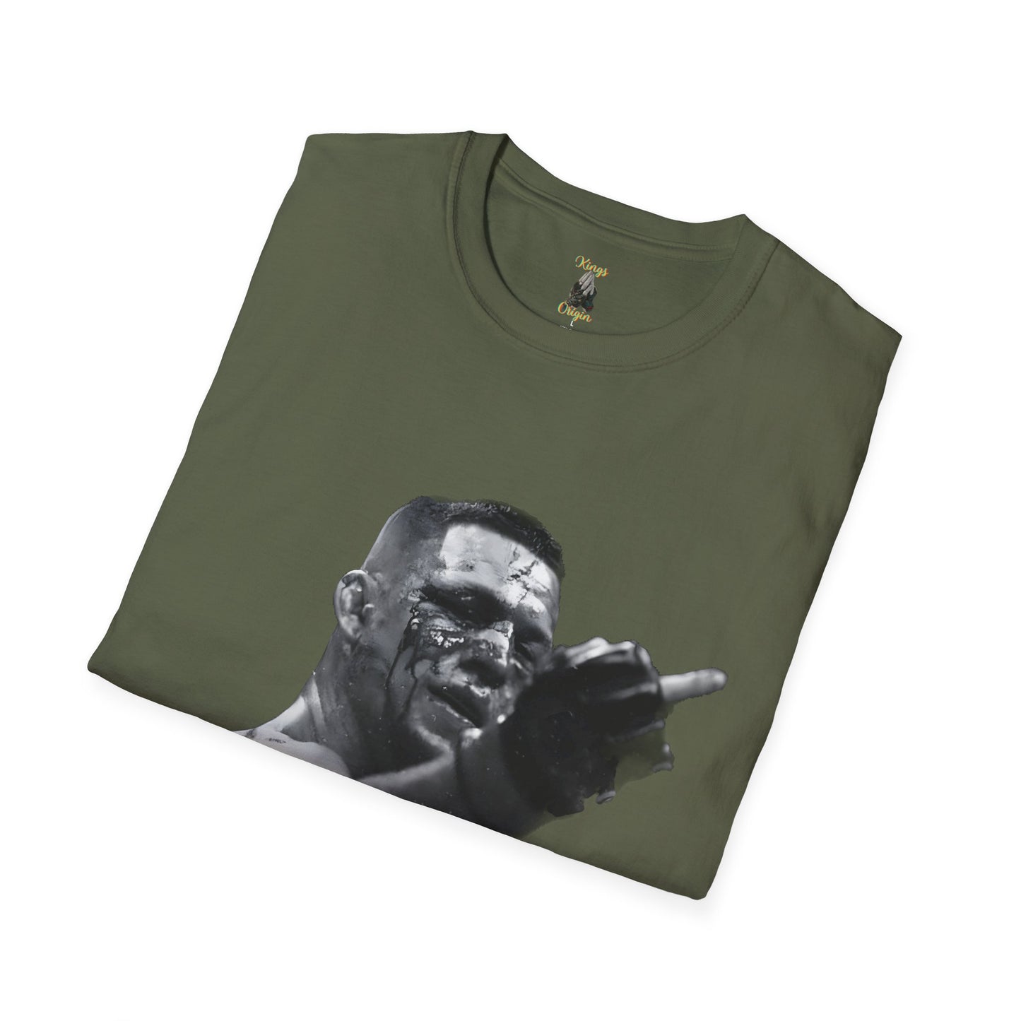 Nate Diaz Middle Finger- Unisex Softstyle T-Shirt