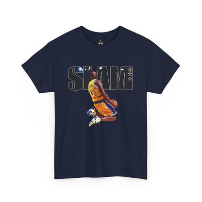 Kobe Unisex Heavyweight Cotton Tee - Basketball Slam Graphic