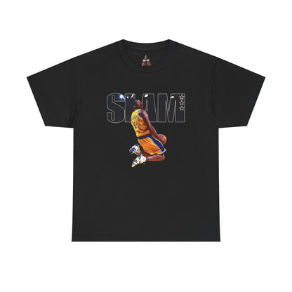 Kobe Unisex Heavyweight Cotton Tee - Basketball Slam Graphic