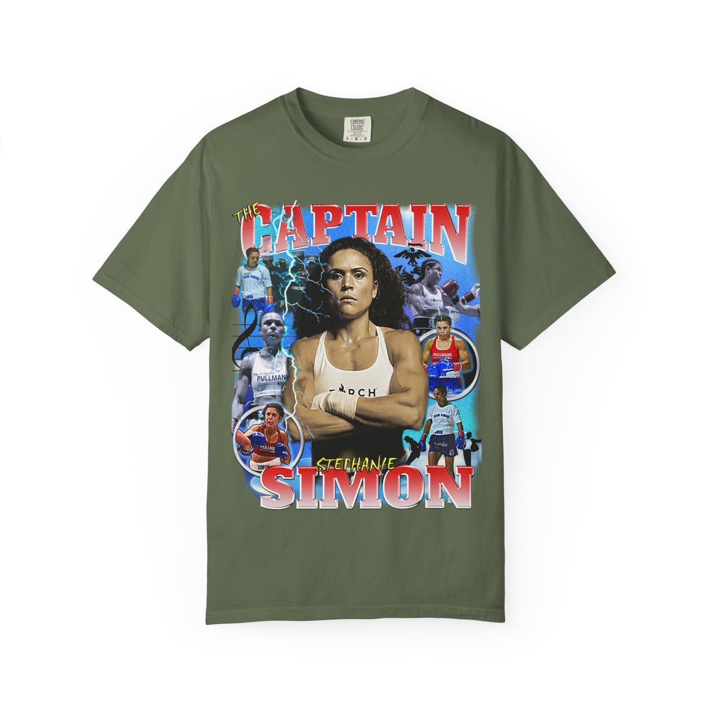 Stephaine Simon The Captain Bootleg Boxing T-Shirt