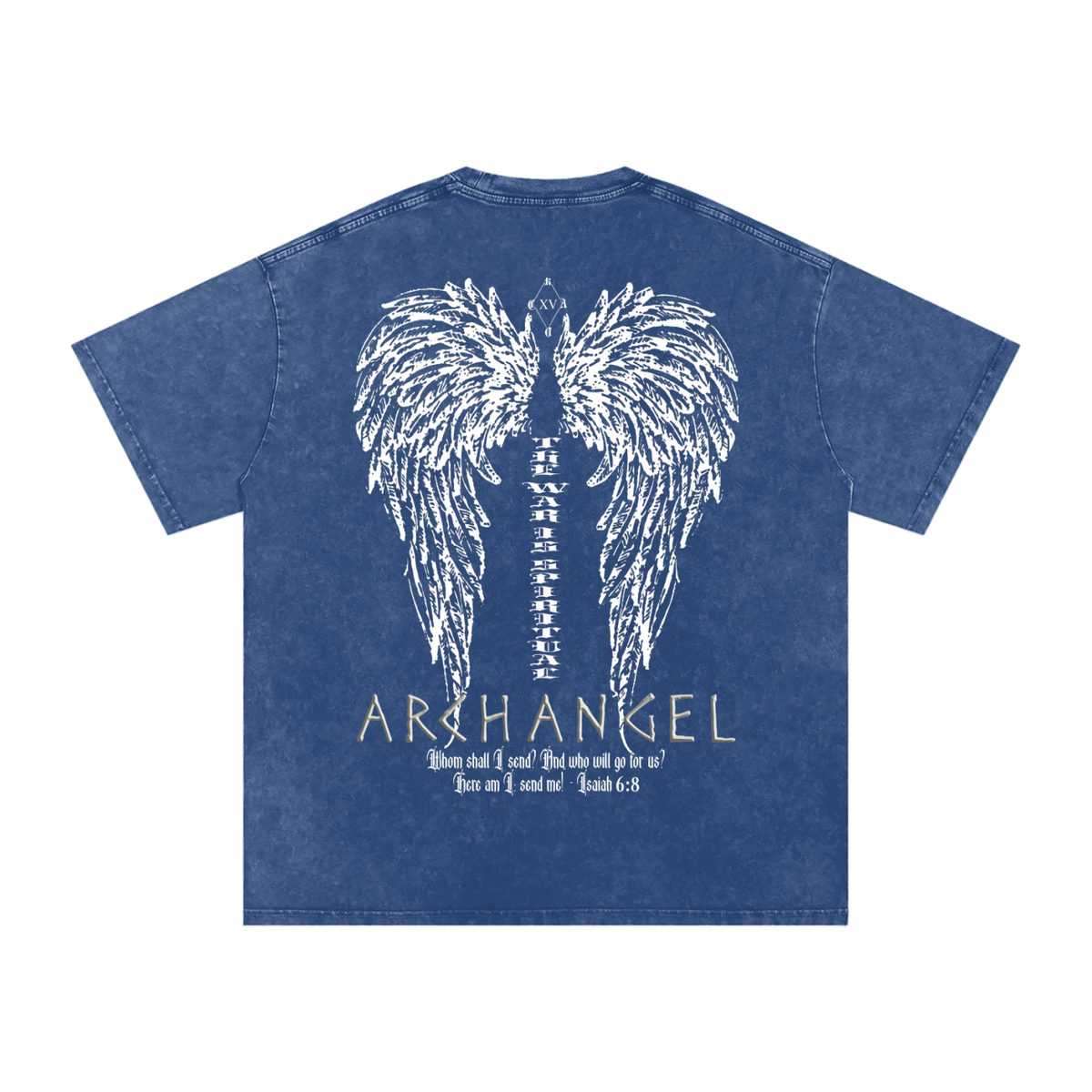 Chase Archangel Archangelo Snow Washed Oversized Cotton T-Shirt