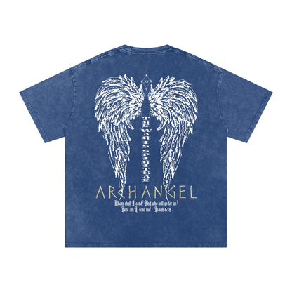 Chase Archangel Archangelo Snow Washed Oversized Cotton T-Shirt