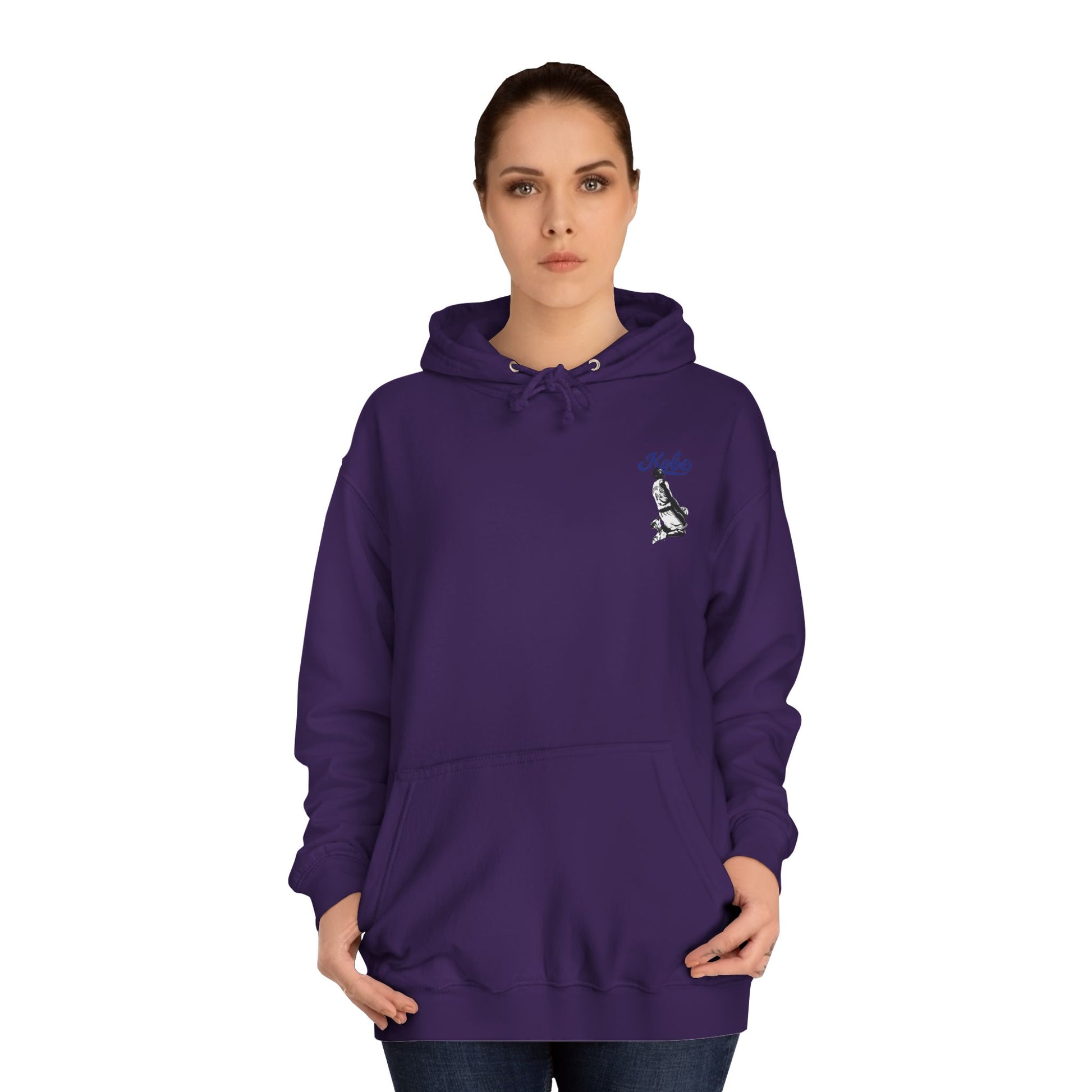 Kobe Bryant Unisex College Hoodie - Comfy Athletic Wear, Fashionable Gift for Sports Lovers, Casual Streetwear for College, Great for Game - Kings Origin Apparel