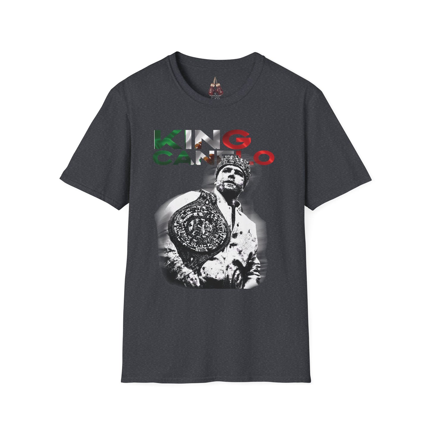 Canelo Alvarez King T-Shirt, Boxing Apparel, Sports Fan Gift, Unisex Graphic Tee, Casual Wear, Mexican Pride Shirt