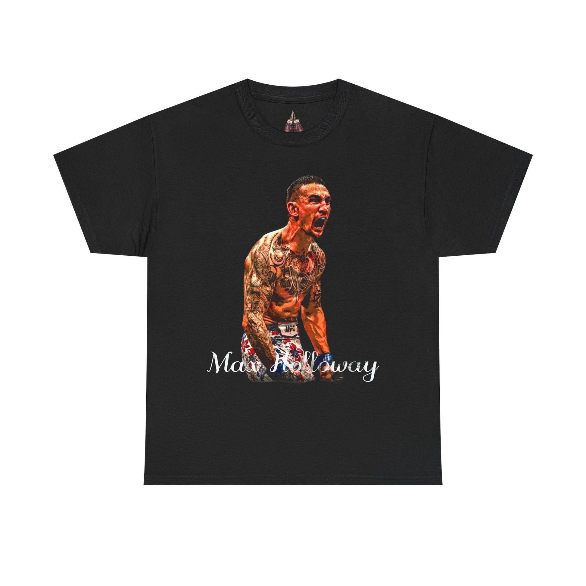 Max Holloway Graphic Tee for UFC Fans, Unisex Heavy Cotton Tee, Workout Shirt, Gym Apparel, Sports Gift, Performance Wear - Kings Origin Apparel