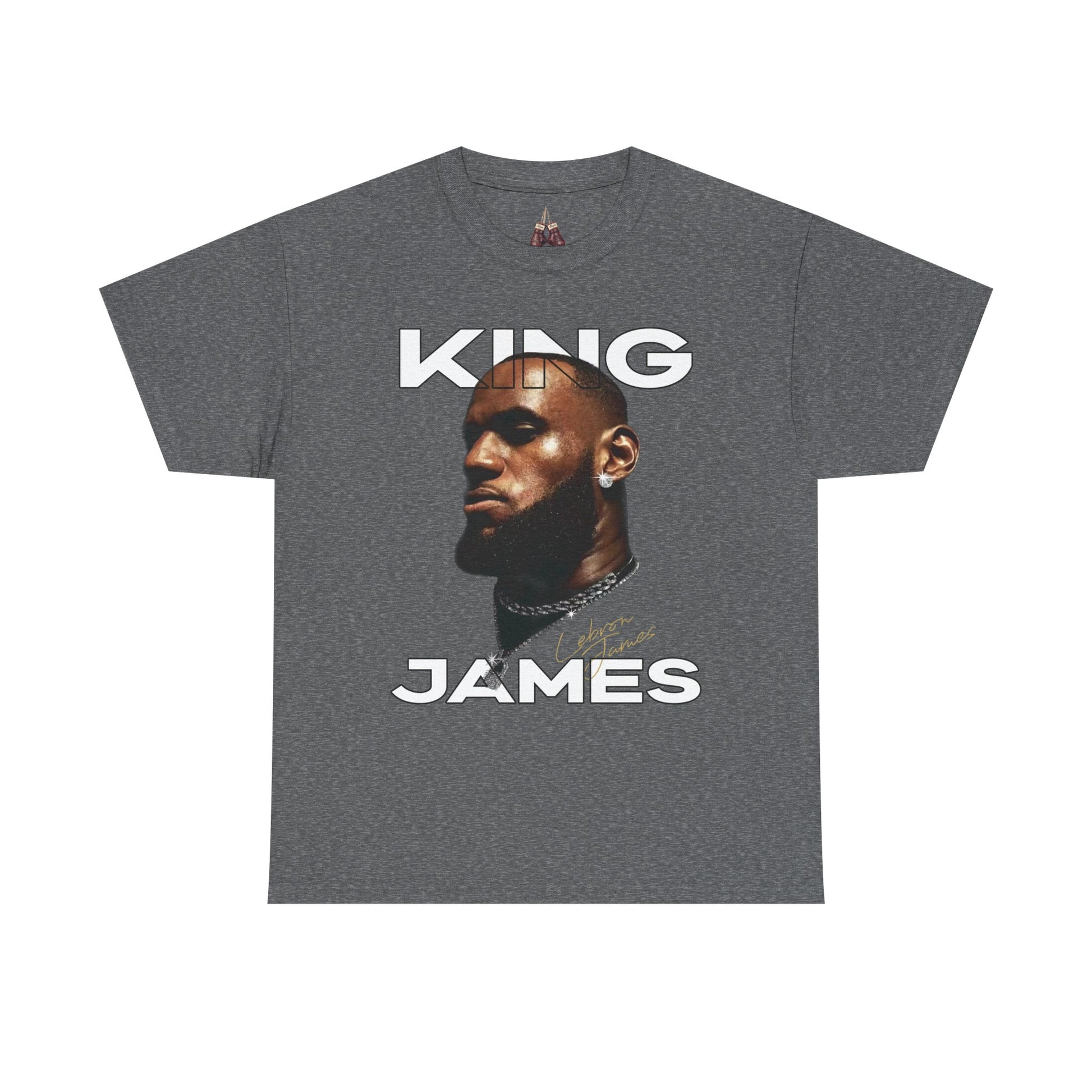 King James Graphic Tee, Unisex Heavy Cotton Tee, Basketball Fan Shirt, Gift for Sports Lovers, Stylish Casual Wear, Sports Apparel - Kings Origin Apparel
