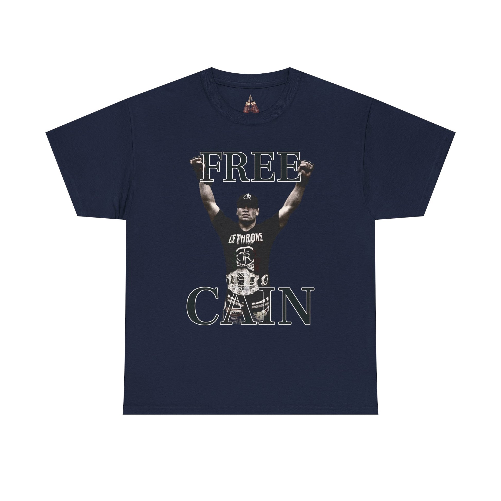 Free Cain V Graphic Tee - Unisex Heavy Cotton Shirt, Casual Wear, Streetwear, Gift for Activists, Statement Tee, Trendy Apparel - Kings Origin Apparel