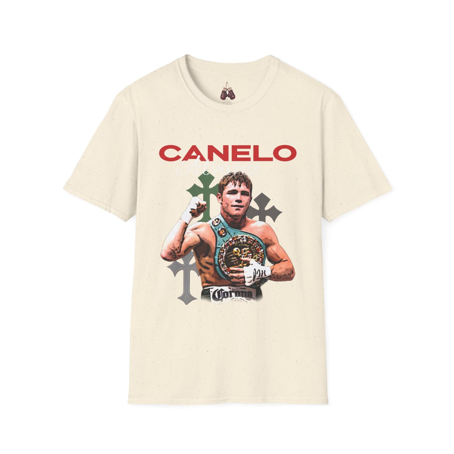 Canelo Alvarez Unisex Softstyle T-Shirt, Sports Fan Apparel, Boxing Gift, Casual Wear, Birthday Present, Concert Outfit