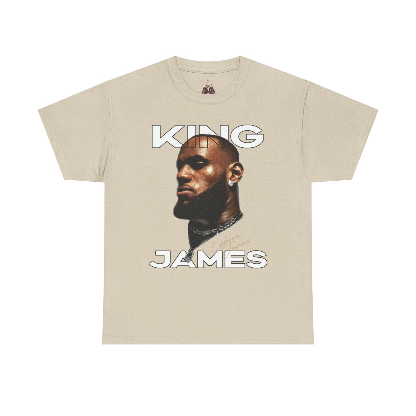 King James Graphic Tee, Unisex Heavy Cotton Tee, Basketball Fan Shirt, Gift for Sports Lovers, Stylish Casual Wear, Sports Apparel - Kings Origin Apparel