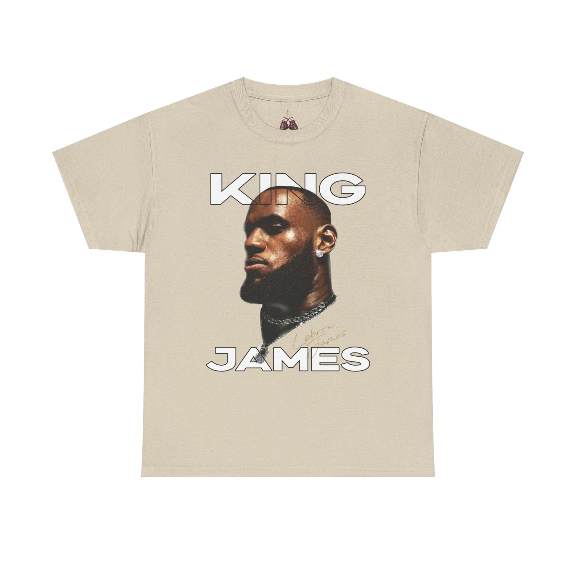 King James Graphic Tee, Unisex Heavy Cotton Tee, Basketball Fan Shirt, Gift for Sports Lovers, Stylish Casual Wear, Sports Apparel - Kings Origin Apparel