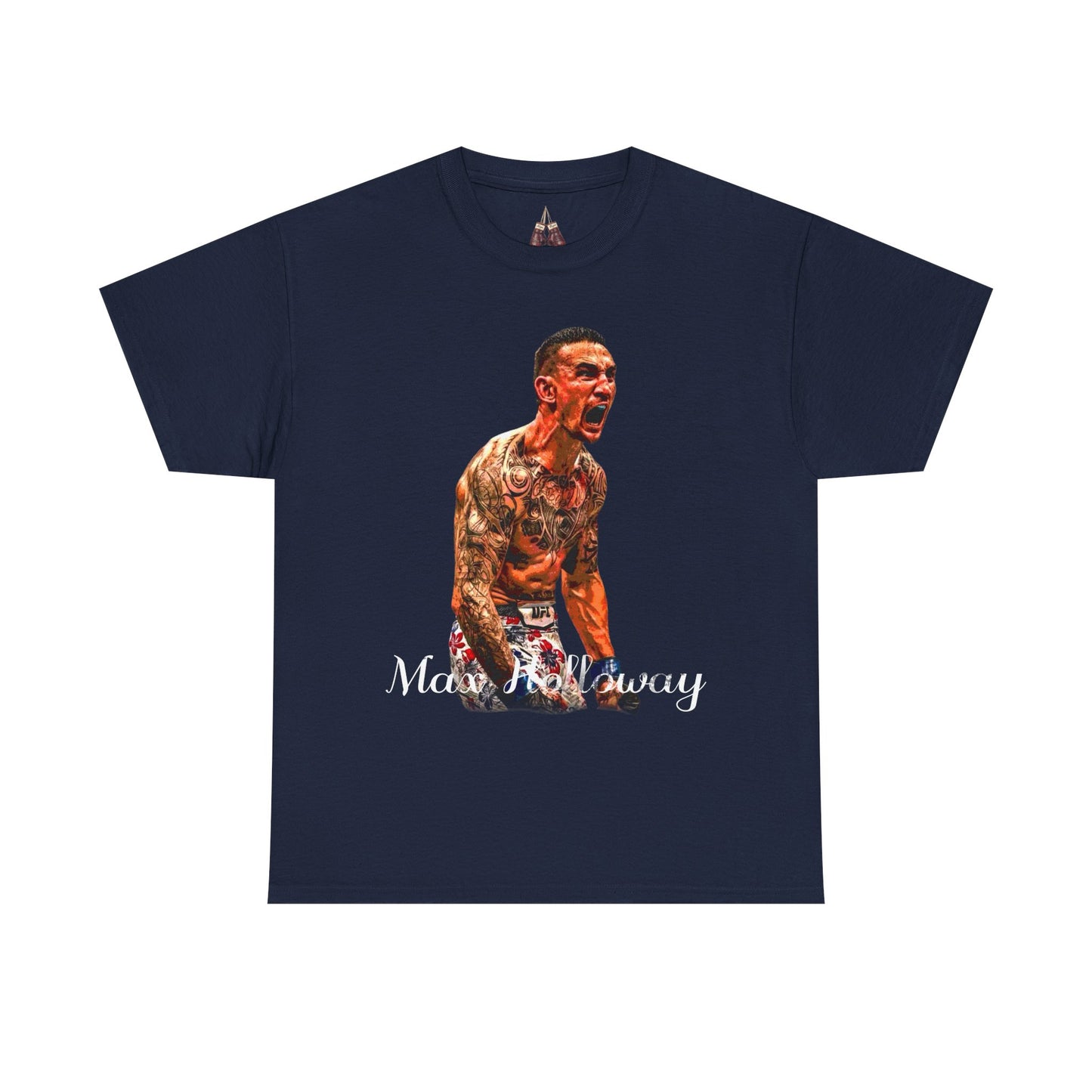 Max Holloway Graphic Tee for UFC Fans, Unisex Heavy Cotton Tee, Workout Shirt, Gym Apparel, Sports Gift, Performance Wear - Kings Origin Apparel