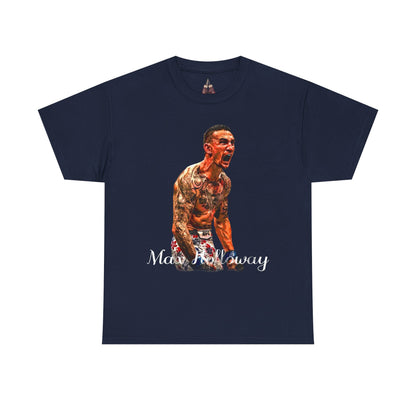 Max Holloway Graphic Tee for UFC Fans, Unisex Heavy Cotton Tee, Workout Shirt, Gym Apparel, Sports Gift, Performance Wear - Kings Origin Apparel