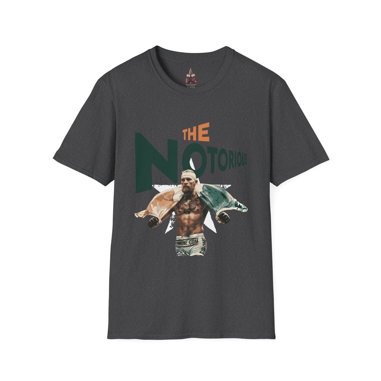 Notorious Conor McGregor  MMA Unisex Softstyle T-Shirt, Athletic Wear, Sports Fan Apparel, Gift for Fighters, Casual Graphic Tee