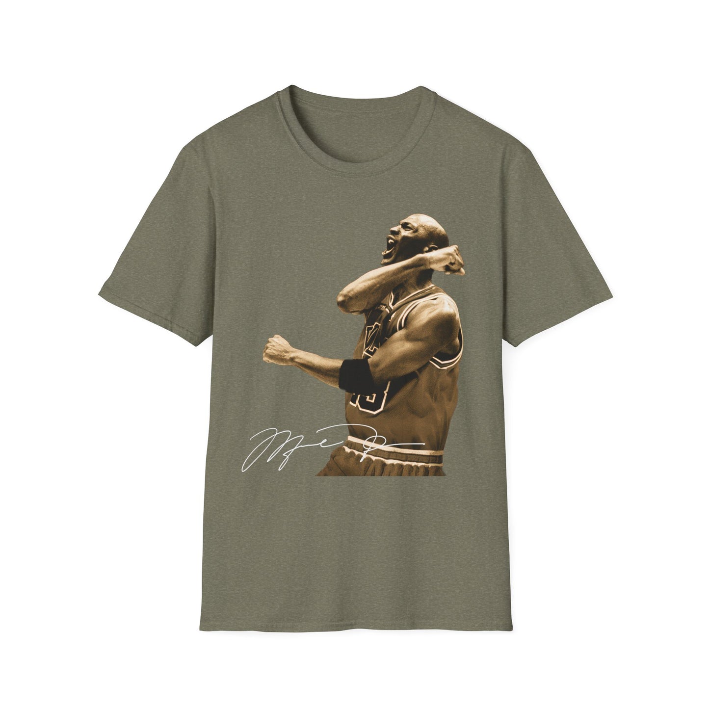 Michael Jordan "Competitive Fire" Unisex Softstyle Cotton Blend T-Shirt