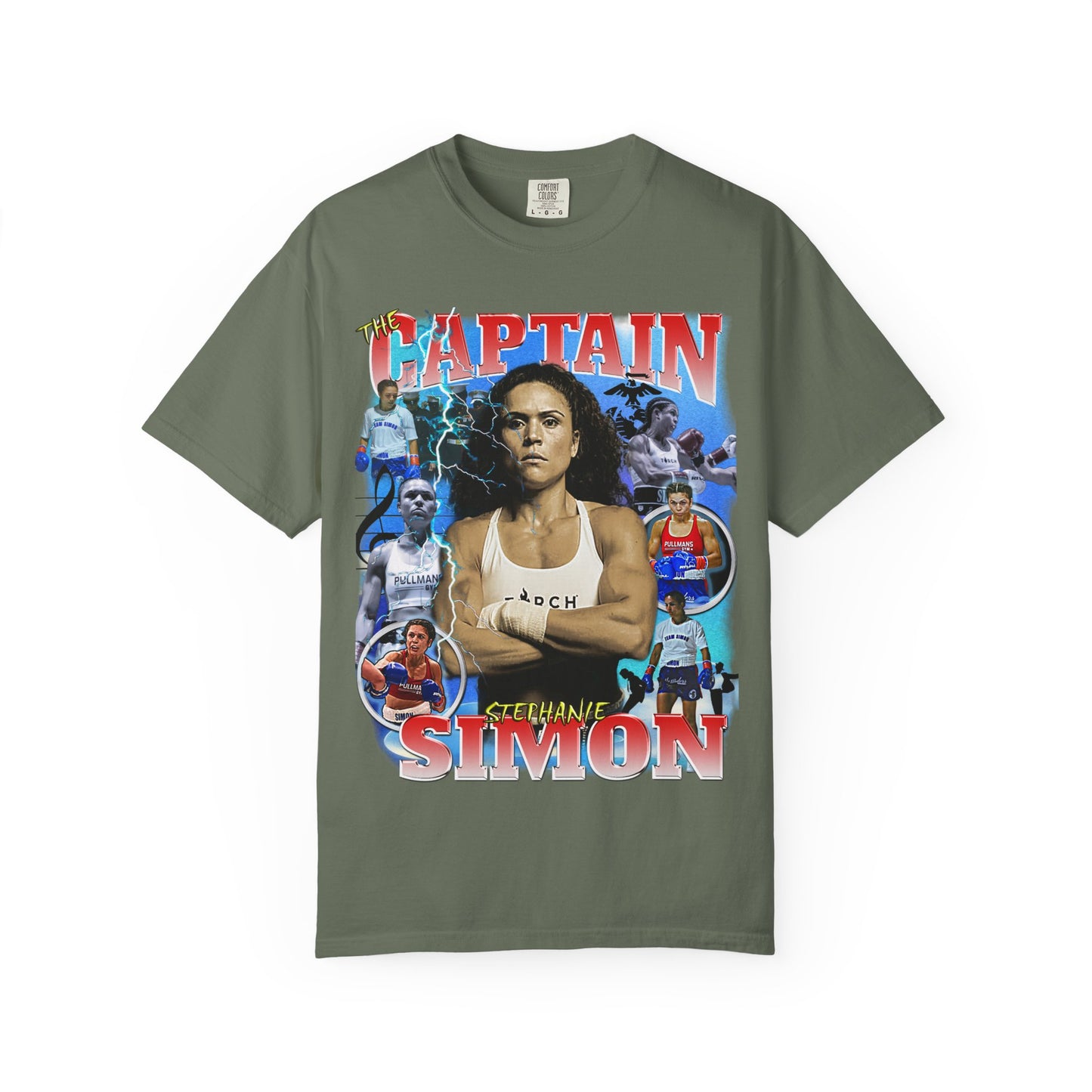 Stephaine Simon The Captain Bootleg Boxing T-Shirt