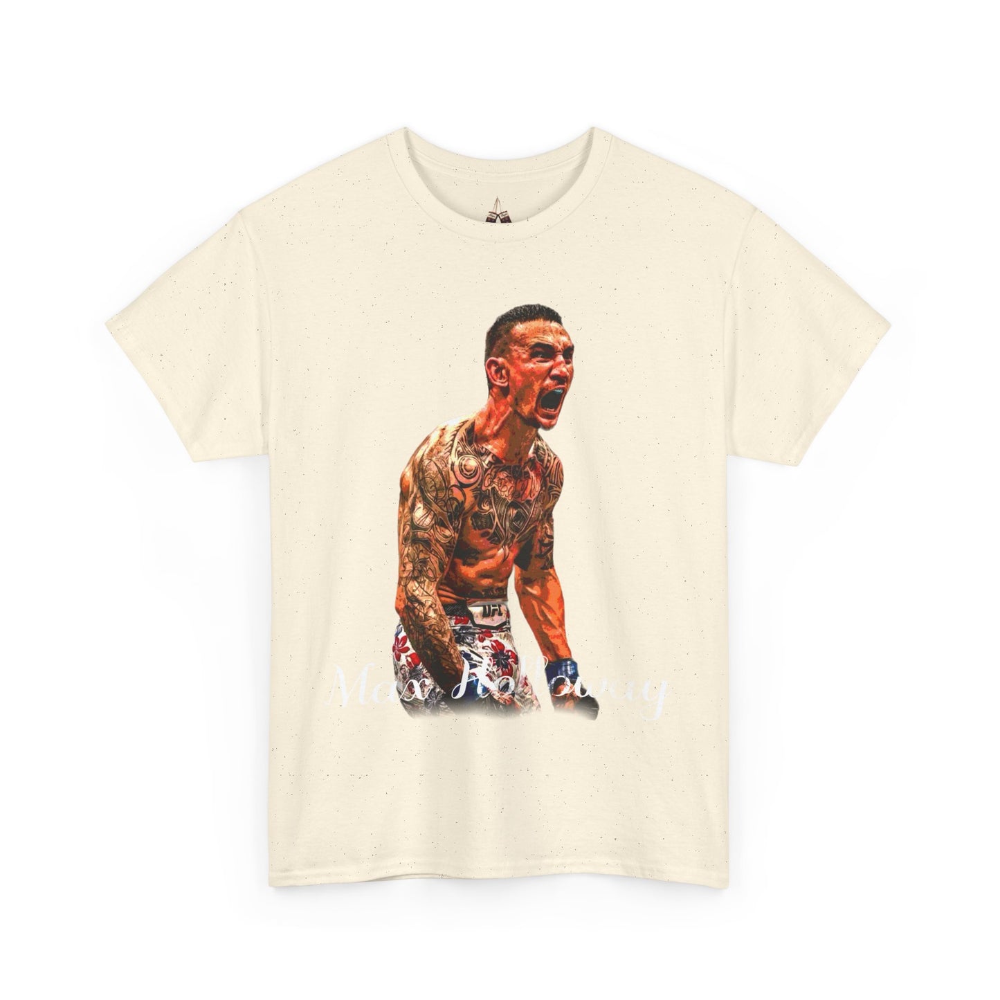 Max Holloway Graphic Tee for UFC Fans, Unisex Heavy Cotton Tee, Workout Shirt, Gym Apparel, Sports Gift, Performance Wear - Kings Origin Apparel