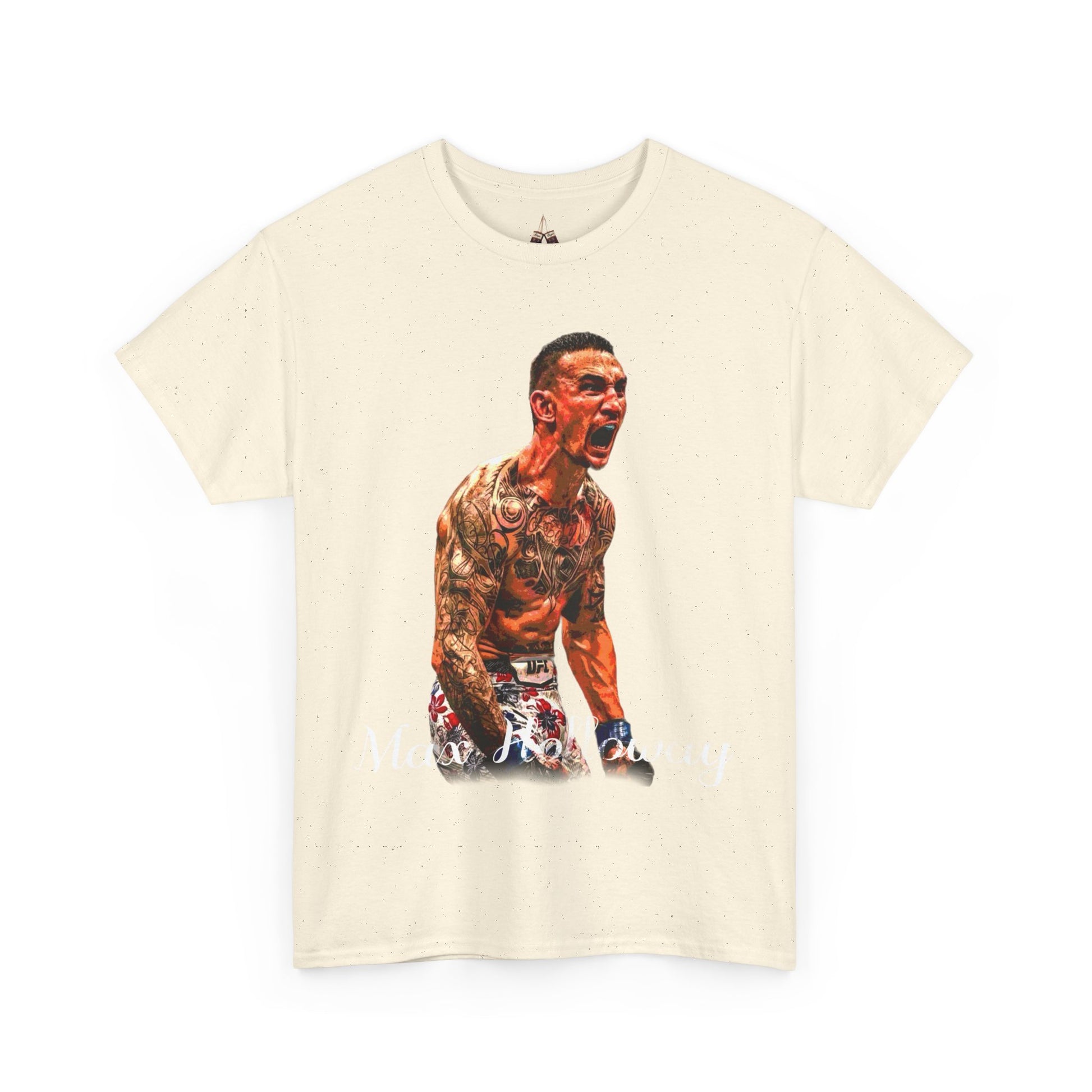 Max Holloway Graphic Tee for UFC Fans, Unisex Heavy Cotton Tee, Workout Shirt, Gym Apparel, Sports Gift, Performance Wear - Kings Origin Apparel